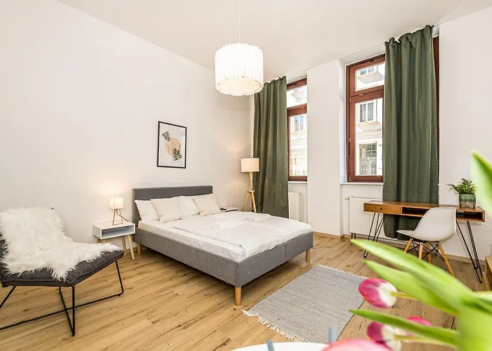 公寓 Ruhige Und Stilvolle Am Clara-zetkin-park