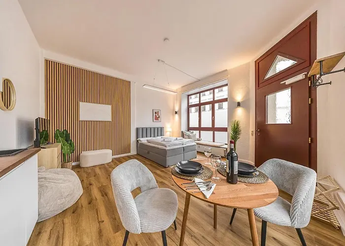 公寓 Ruhige Und Stilvolle Am Clara-zetkin-park